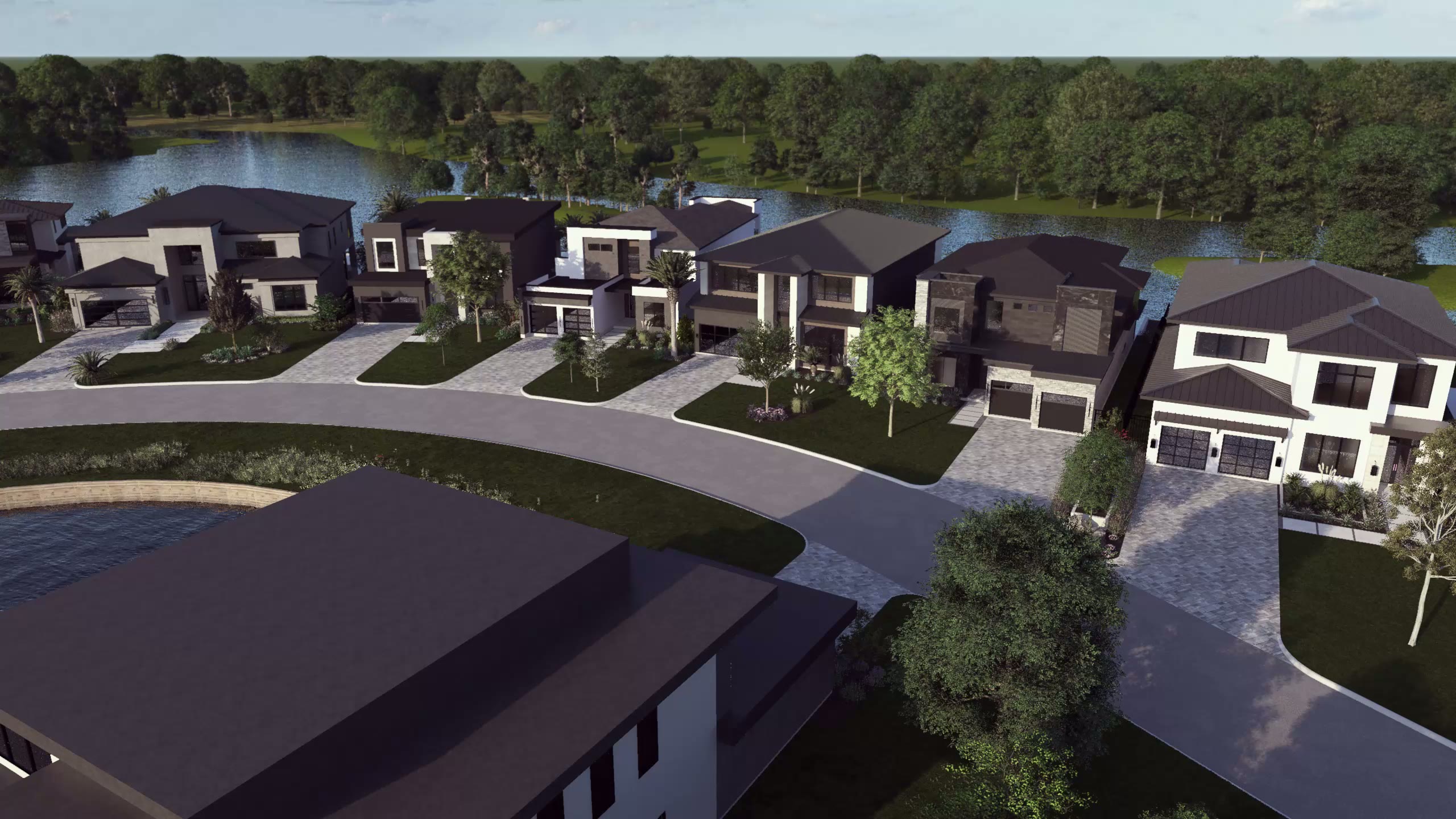 Concept street view of La Vie Estates Section II